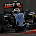 Sergio Perez (MEX) Force India VJM08 at Formula One World Championship, Rd19, Abu Dhabi Grand Prix, Race, Yas Marina Circuit, Abu Dhabi, UAE, Sunday 29 November 2015. &copy; Sutton Motorsport Images